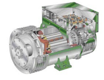 城子河发电机内部结构图